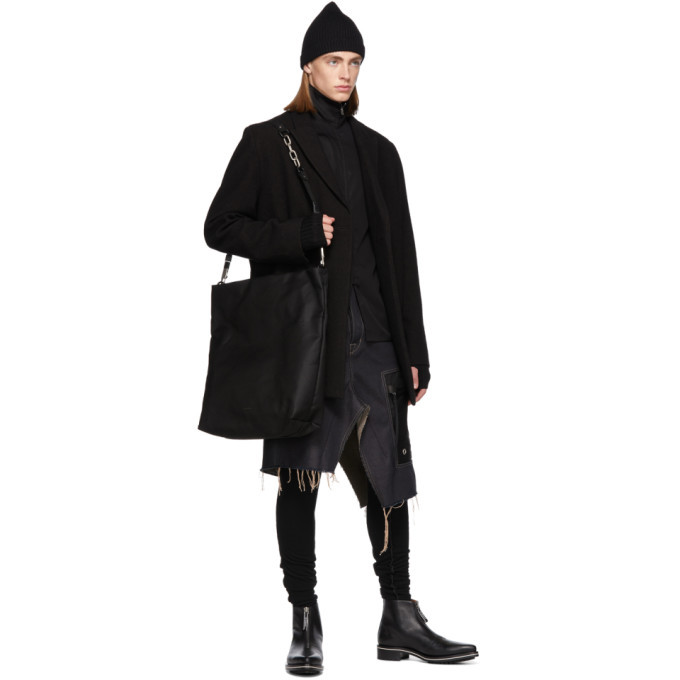 rick owens bell coat