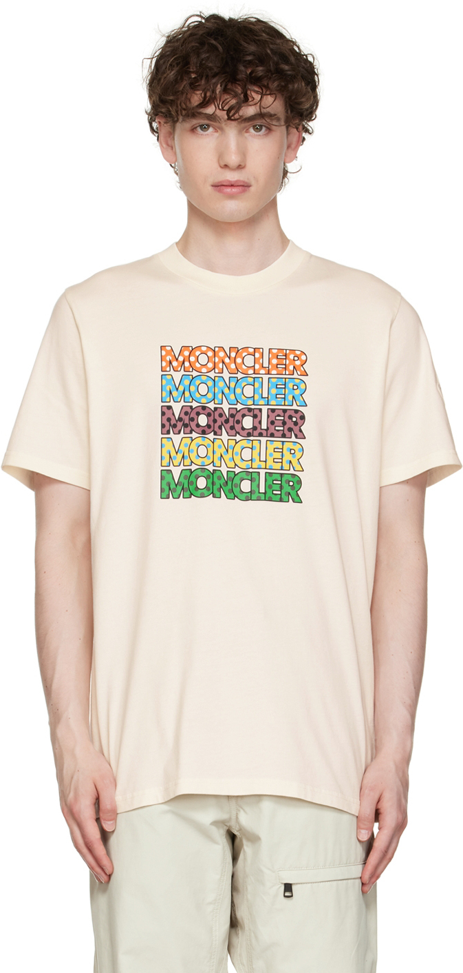 Moncler Genius 2 Moncler 1952 White Cotton T-Shirt Moncler Genius
