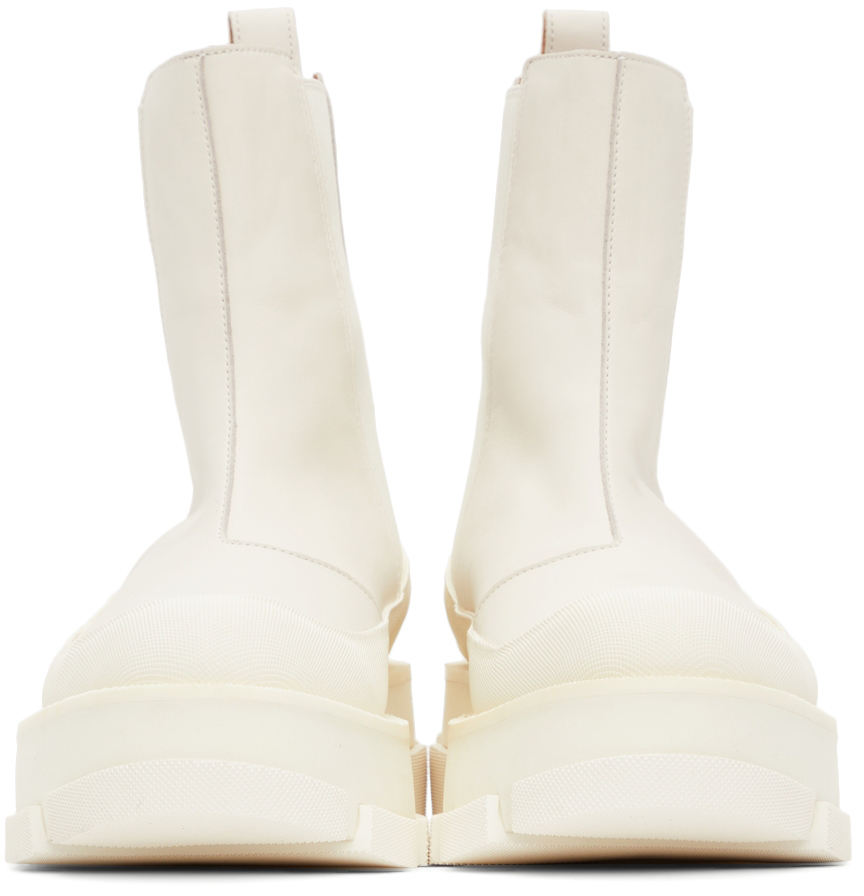 both Off-White Platform Gao Chelsea Boots