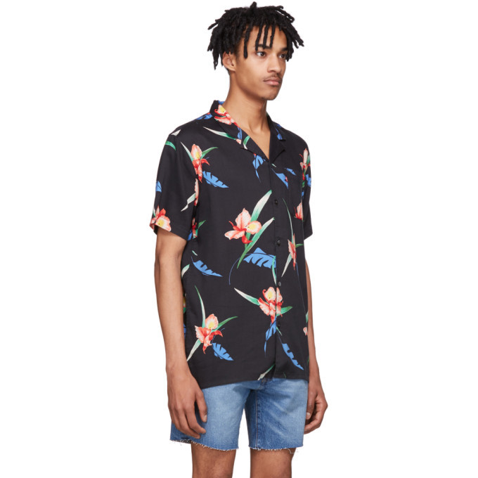 Levis Black and Multicolor Cubano Shirt 
