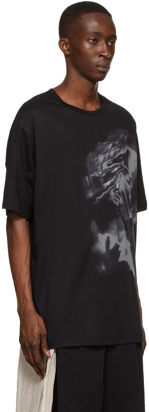 Yohji Yamamoto Black Cellulose T-Shirt Yohji Yamamoto