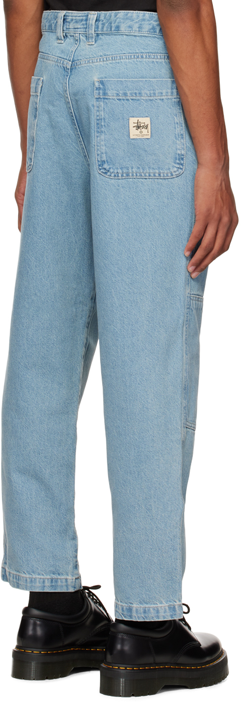 Stüssy Blue Double Knee Jeans Stussy