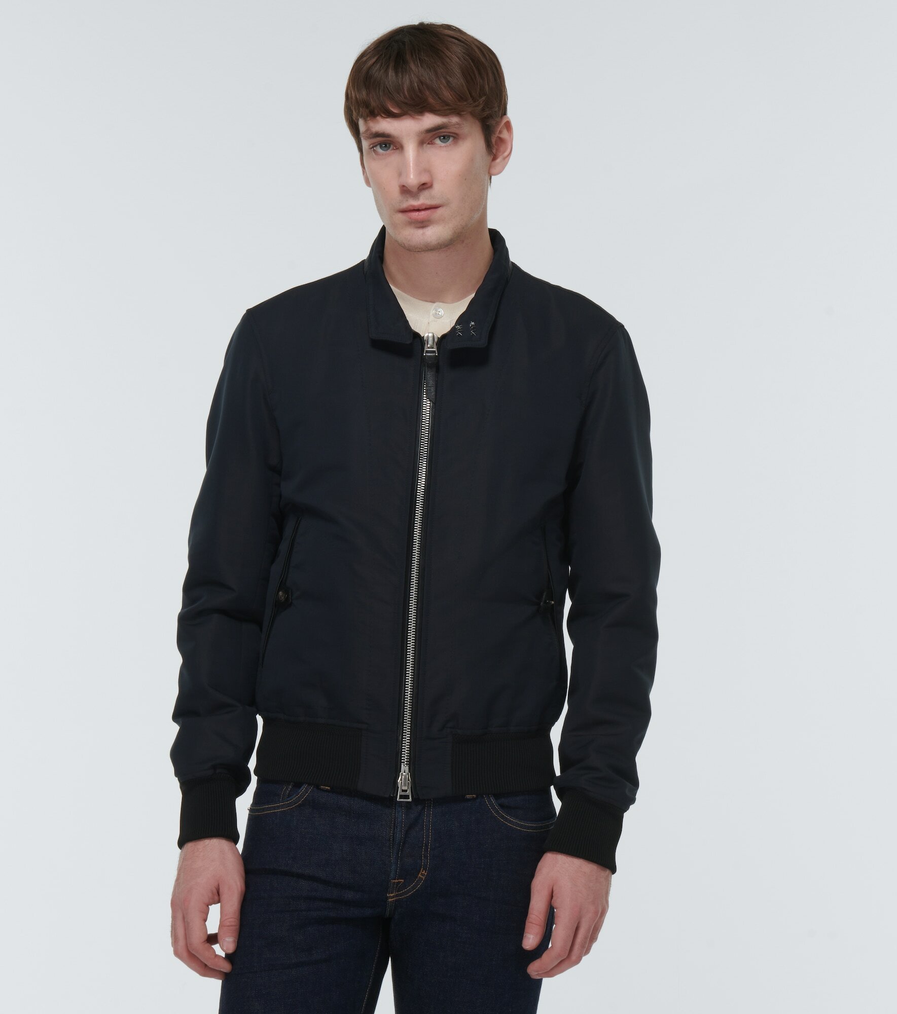 Tom Ford - Cotton and silk bomber jacket TOM FORD