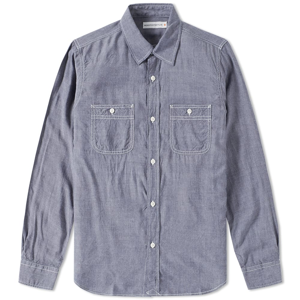 Head Porter Plus Chambray Shirt Head Porter Plus