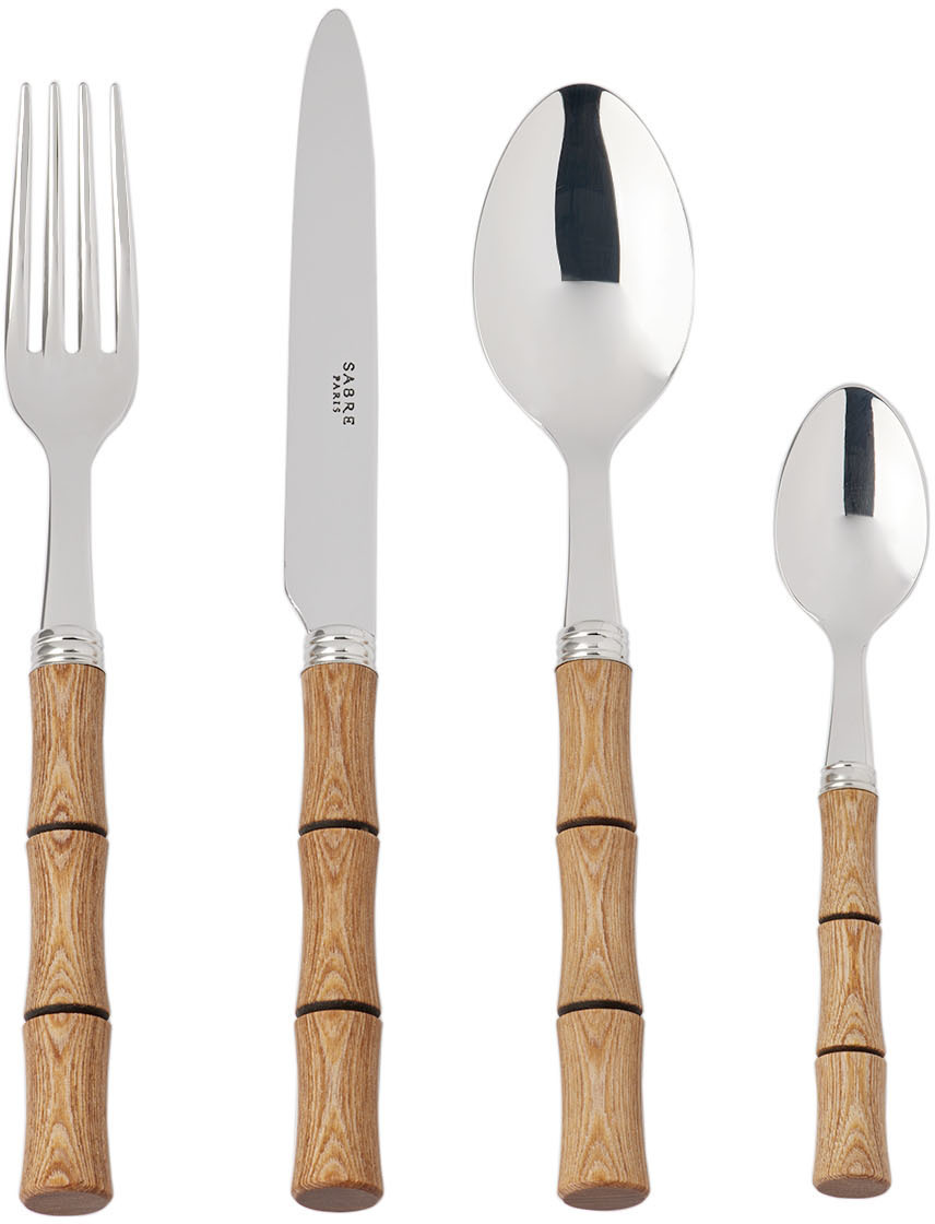 Sabre Tan Flatware Cutlery Set Sabre
