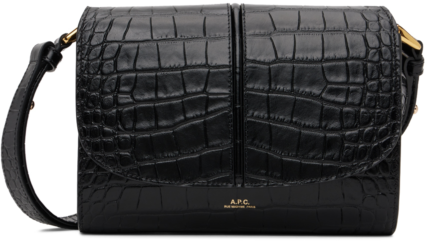 Photo: A.P.C. Black Small Betty Horizon Shoulder Bag