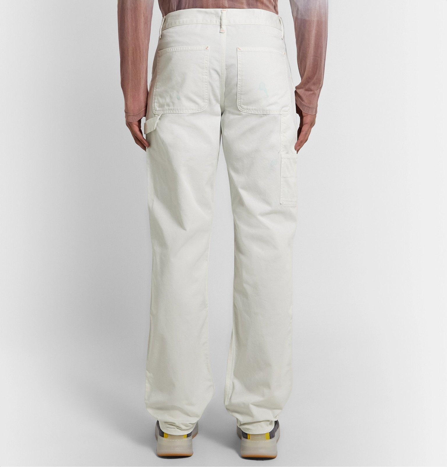 acne studios painted cargos