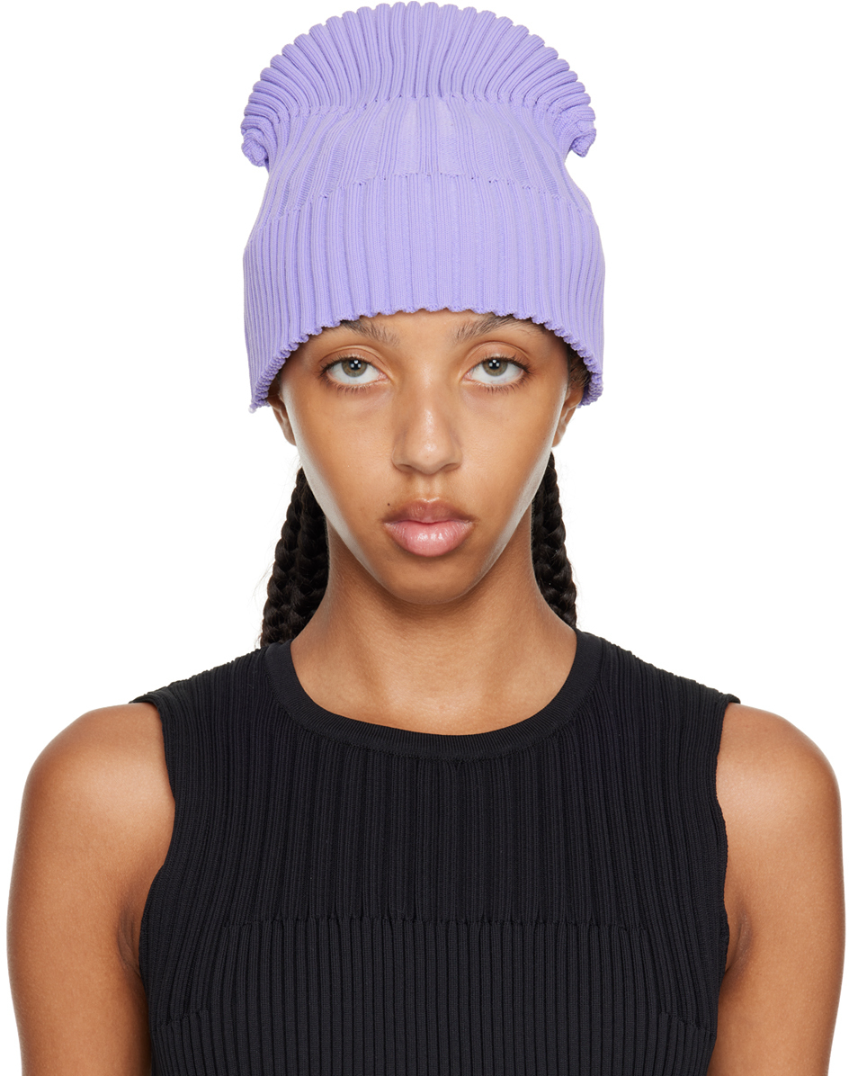 Photo: CFCL Purple Fluted Beanie