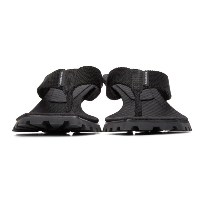 alexander wang jessie lug sole thong sandals