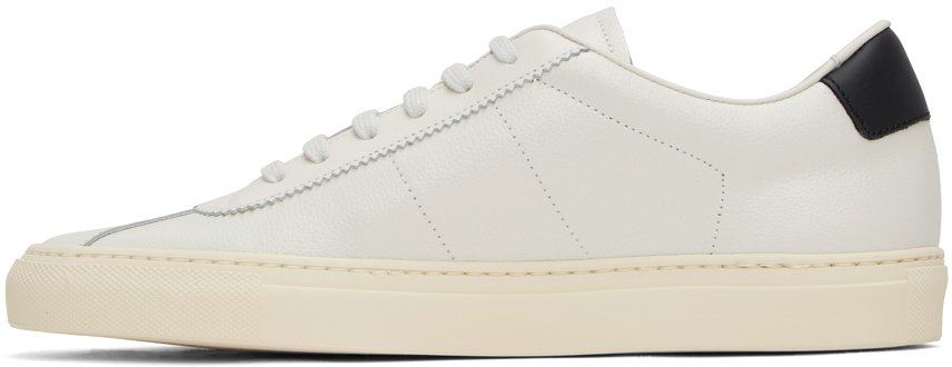 Common Projects White & Black Tennis 77 Sneakers Common Projects