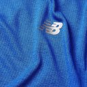 New Balance - Impact Perforated Stretch-Jersey T-Shirt - Blue