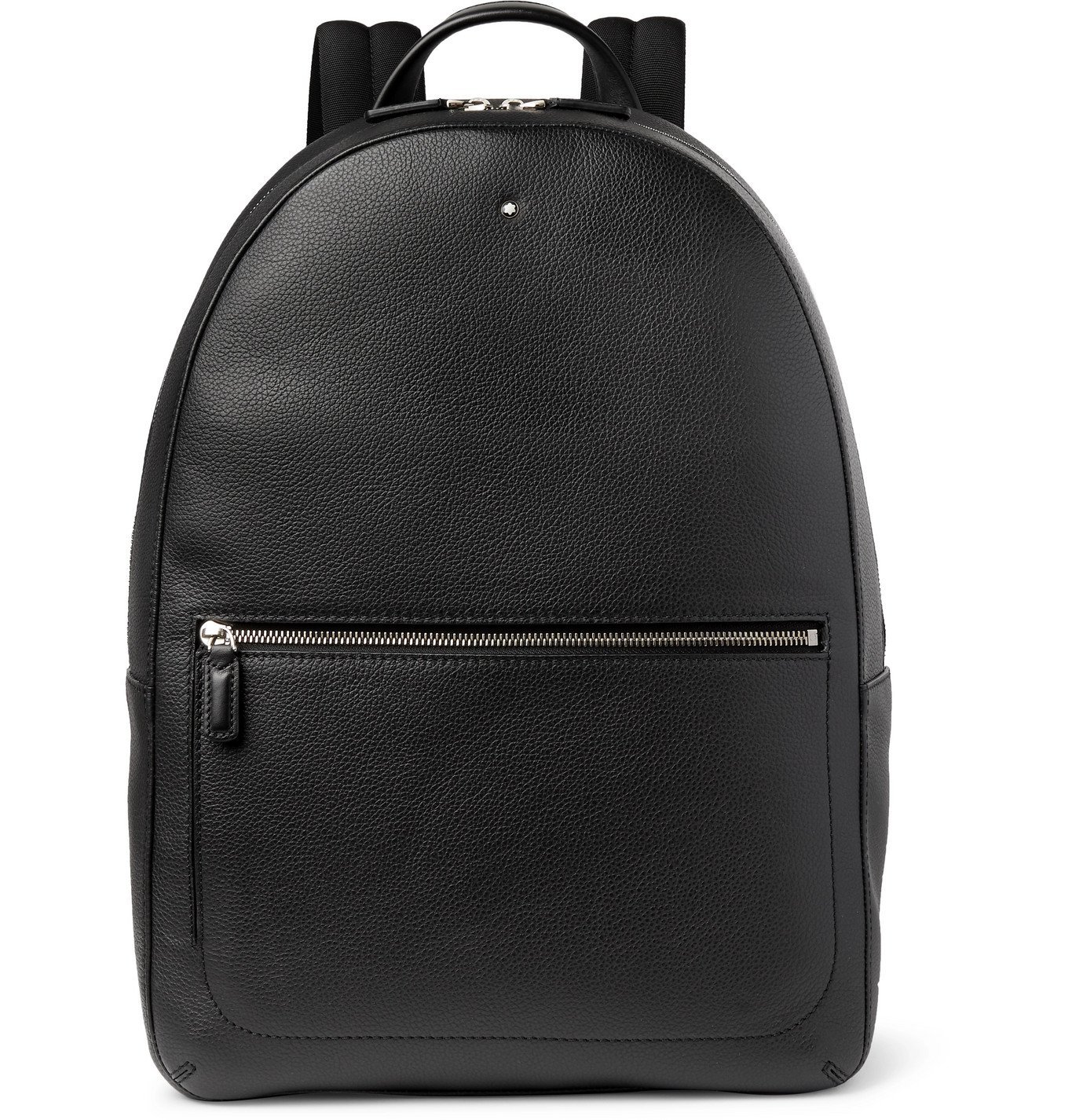 Montblanc - Full-Grain Leather Backpack - Black Montblanc