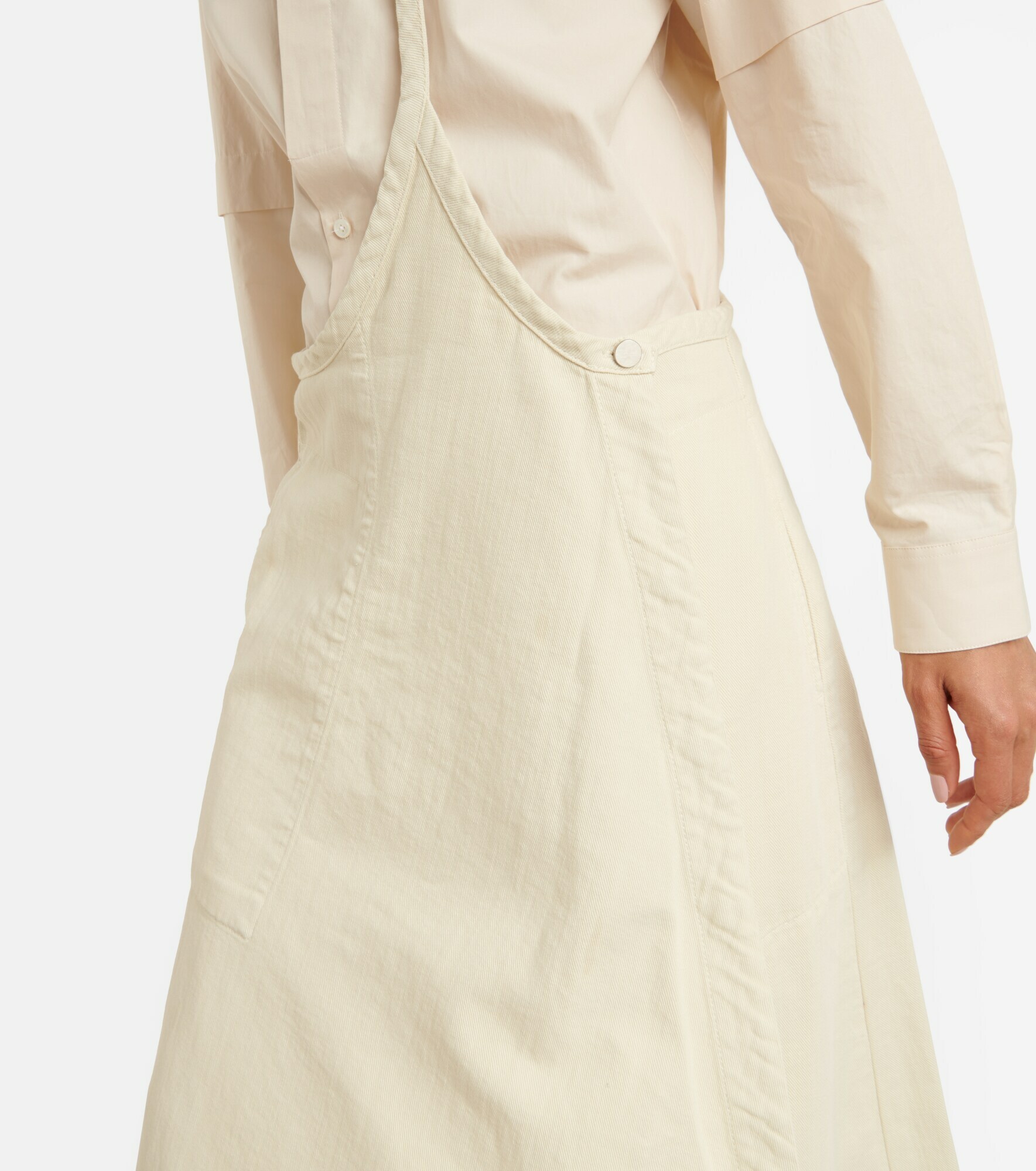 Lemaire Asymmetric denim skirt Lemaire