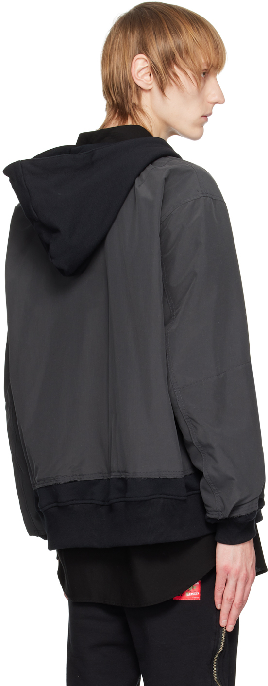 Undercoverism Gray Hooded Jacket Undercoverism