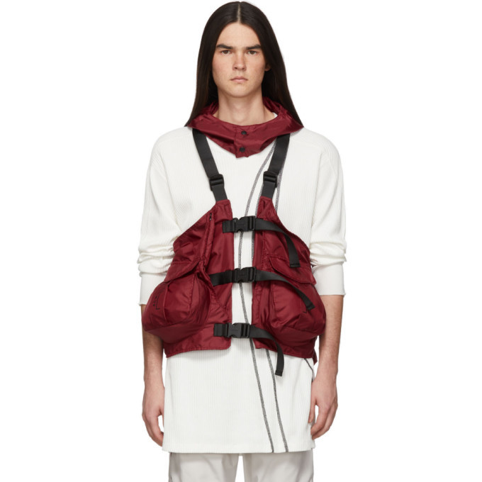 A-Cold-Wall* Red Gilet Backpack Vest A-Cold-Wall*