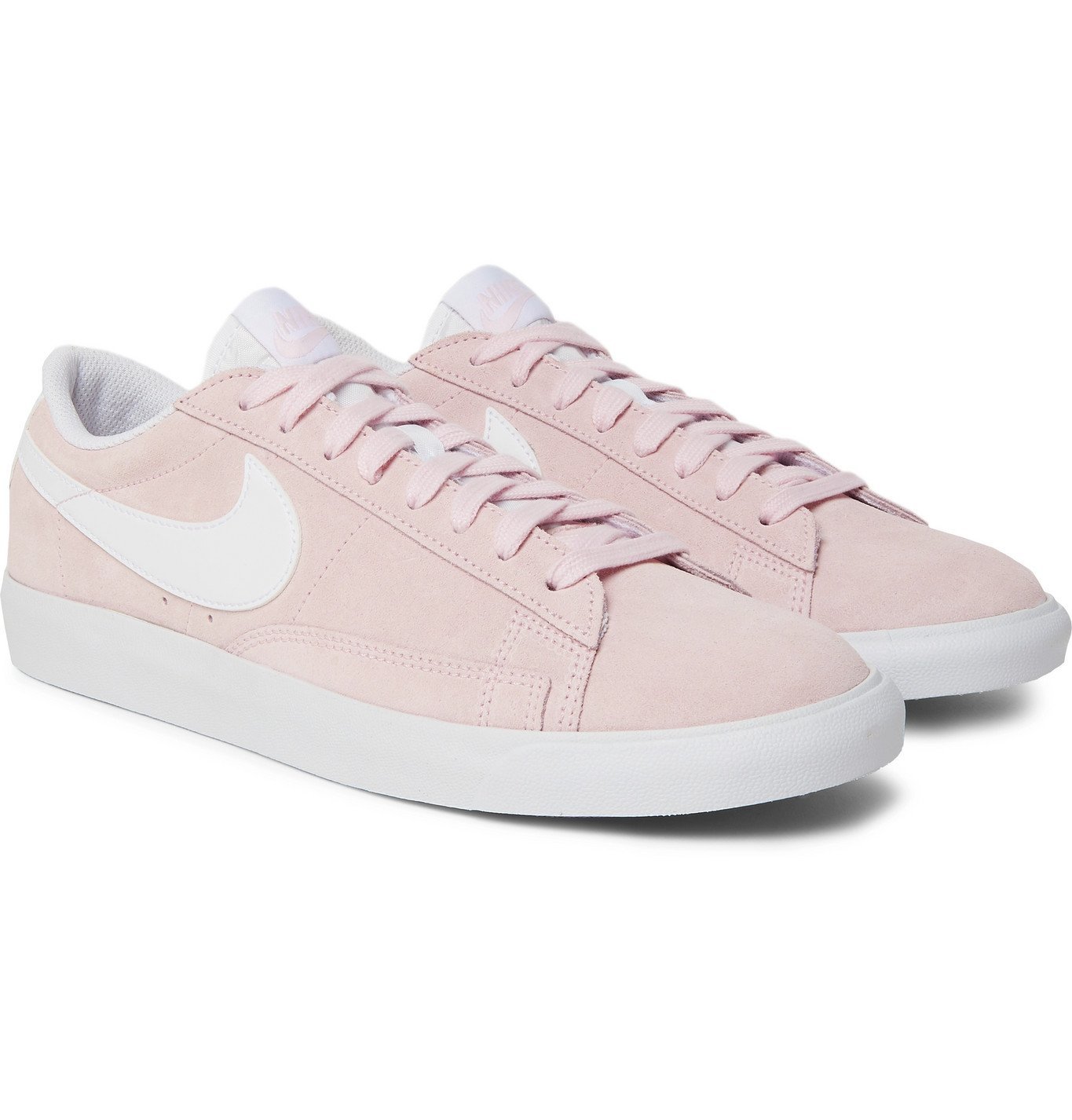 pink nike suede shoes