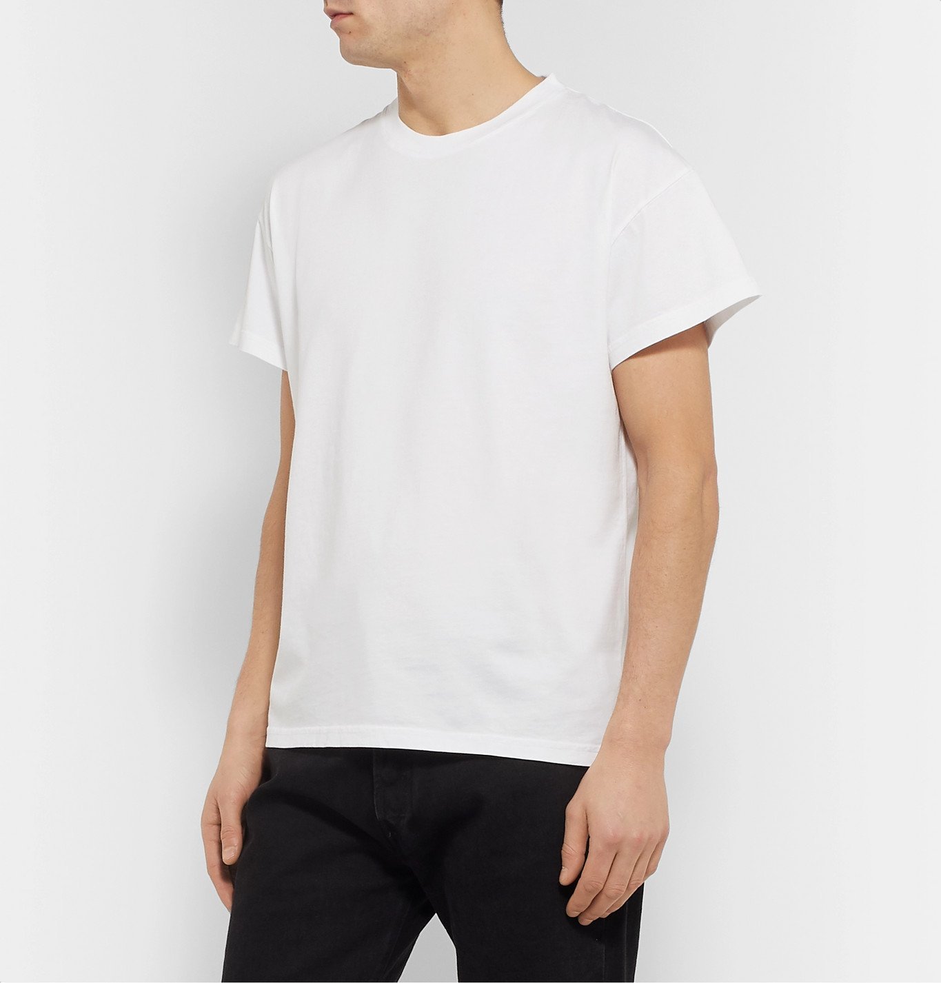 Jeanerica - Marcel 180 Organic Cotton-Jersey T-shirt - White Jeanerica