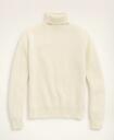 Brooks Brothers Men's Wool-Cashmere English Rib Sweater | White