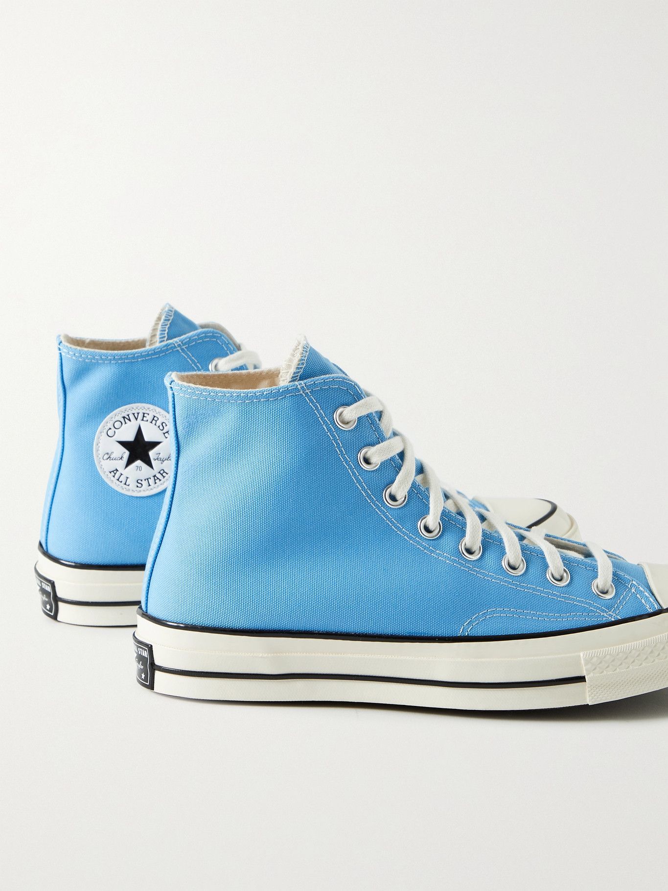 Converse - Chuck 70 Recycled Canvas High-Top Sneakers - Blue Converse
