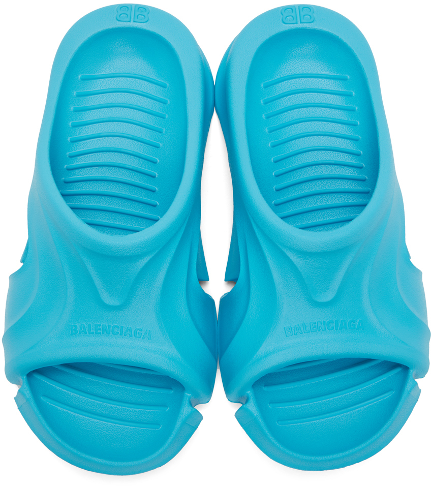 Balenciaga Blue Mold Slide Sandals Balenciaga