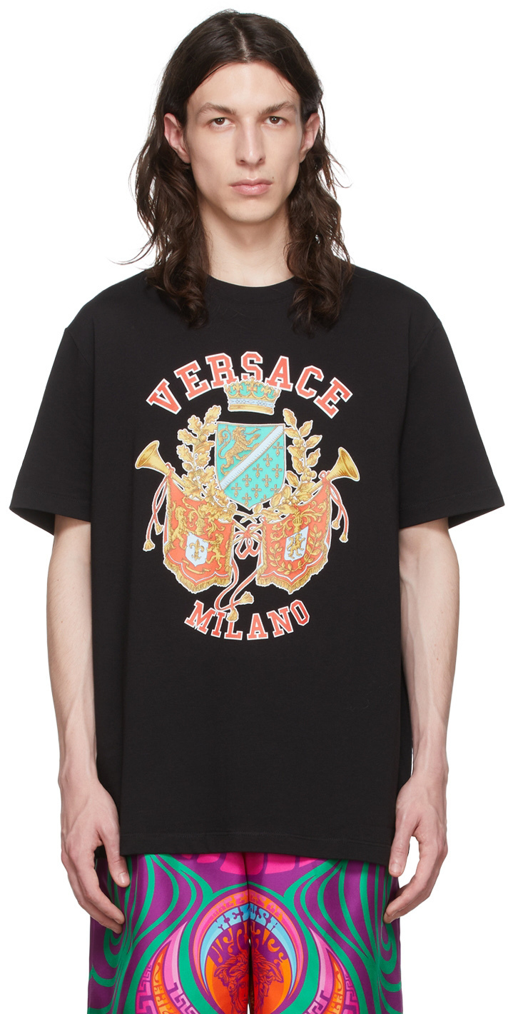 Versace Black Royal Rebellion T-Shirt Versace
