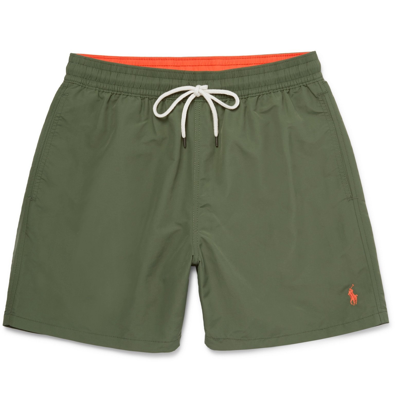 Polo Ralph Lauren - Traveler Mid-Length Swim Shorts - Green Polo Ralph ...