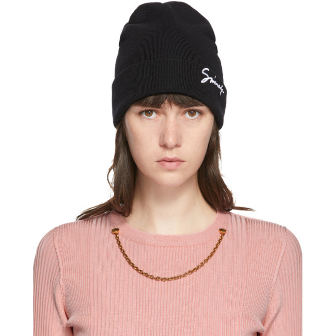 Givenchy Black Wool Signature Beanie Givenchy