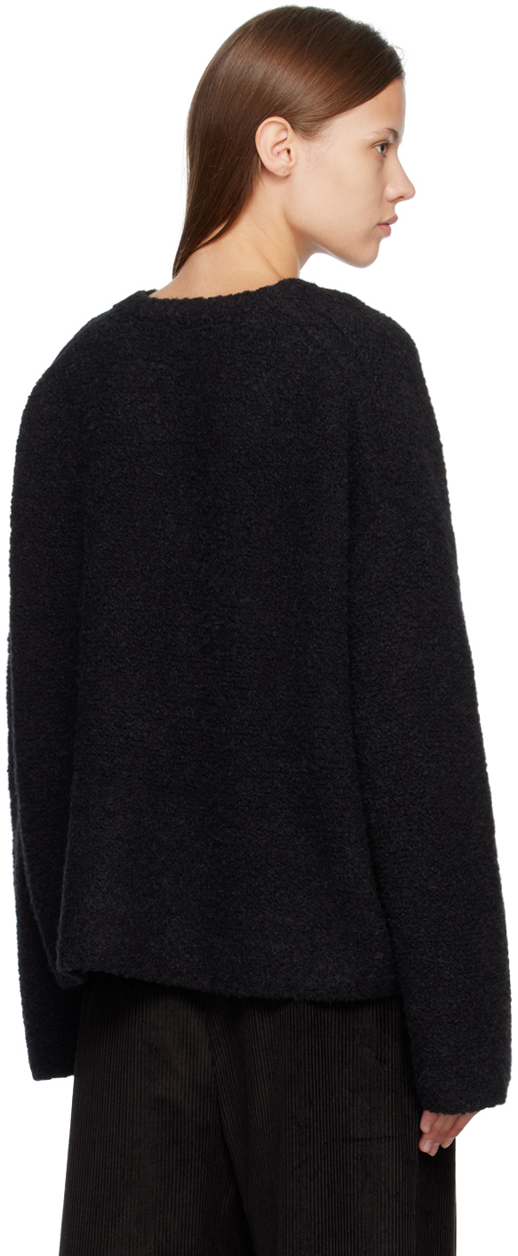 Totême Black Boxy Sweater Toteme