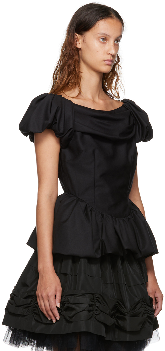 Simone Rocha Black Puff Sleeve Blouse Simone Rocha