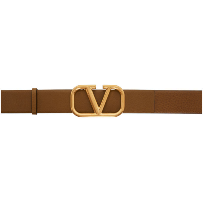 valentino tan belt