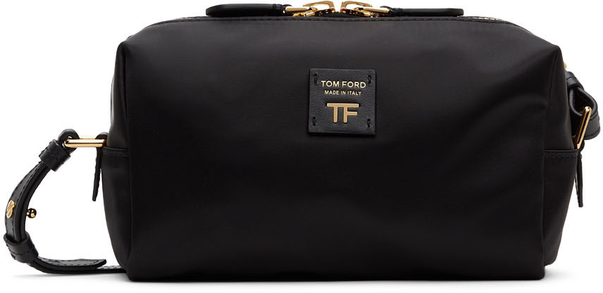 TOM FORD Black Nylon Shoulder Bag TOM FORD