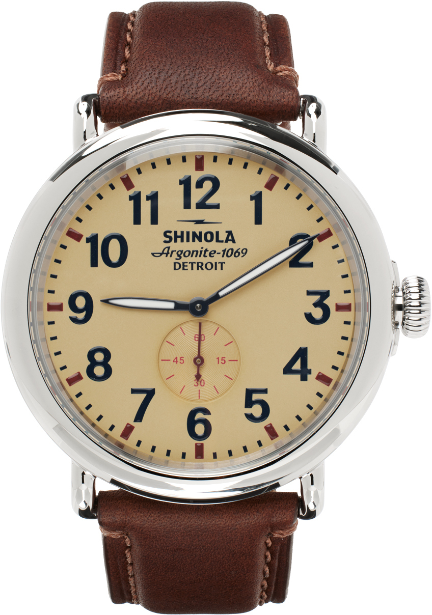 Shinola Brown Runwell Watch Shinola