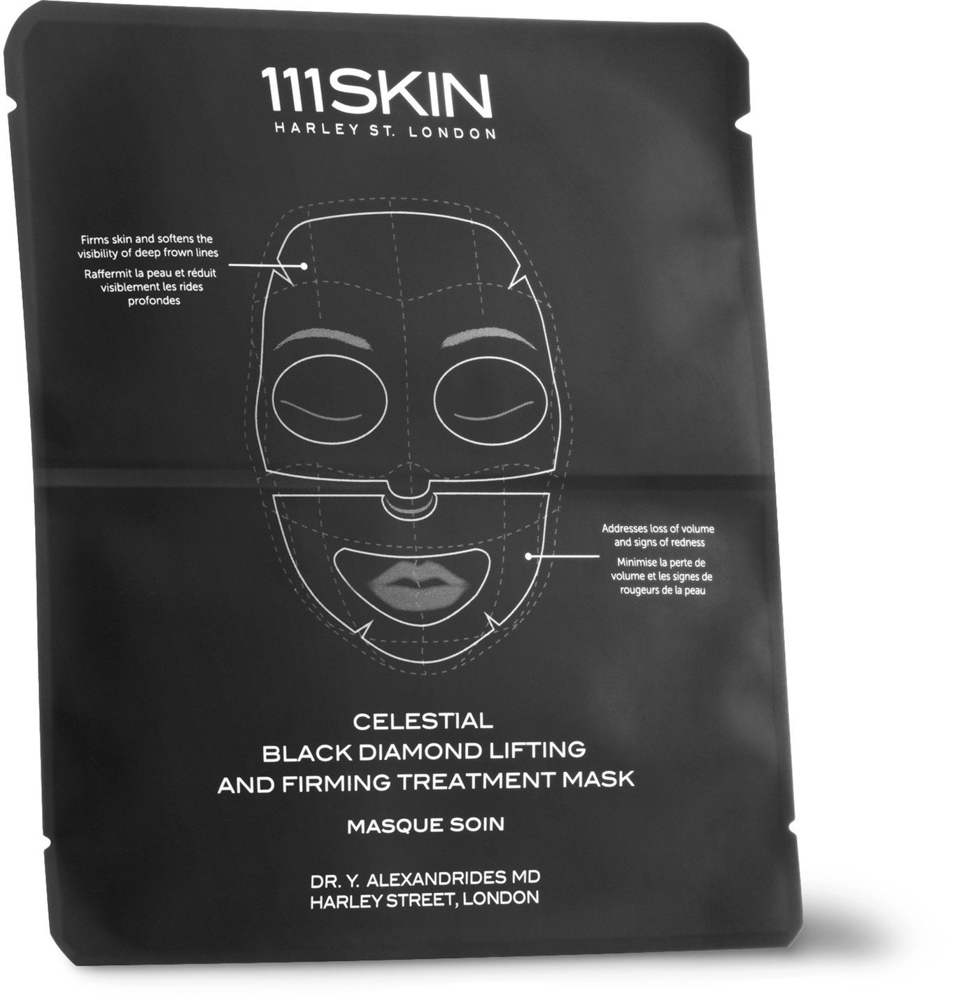 111SKIN - Celestial Black Diamond Lifting and Firming Treatment Mask, 4 ...