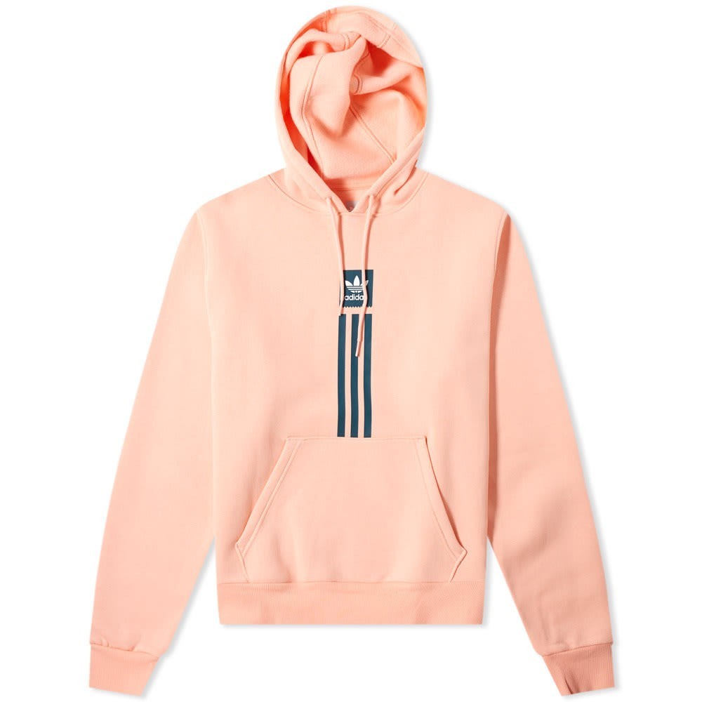 adidas solid pillar pink hoodie