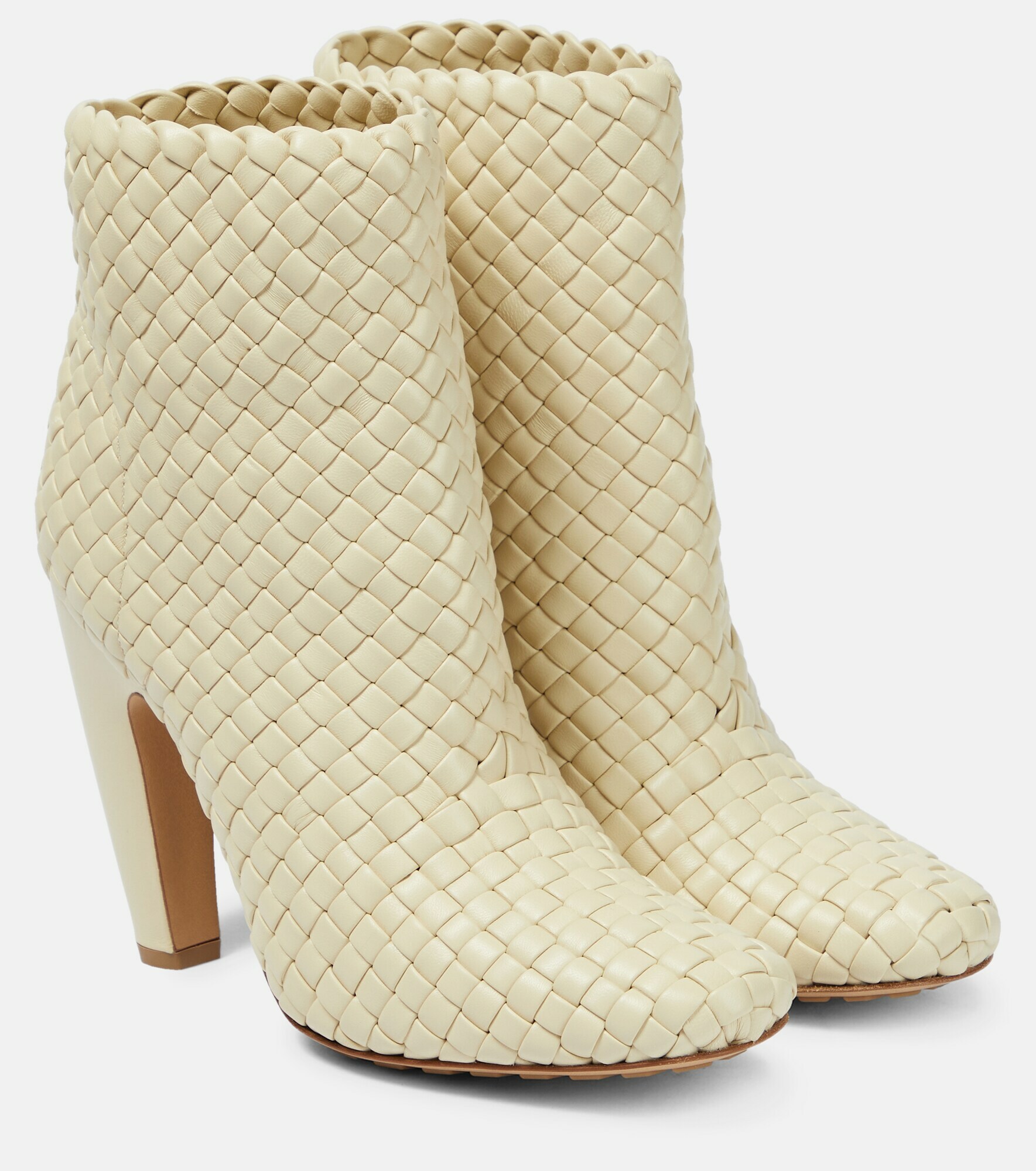 Bottega Veneta Canalazzo leather ankle boots Bottega Veneta