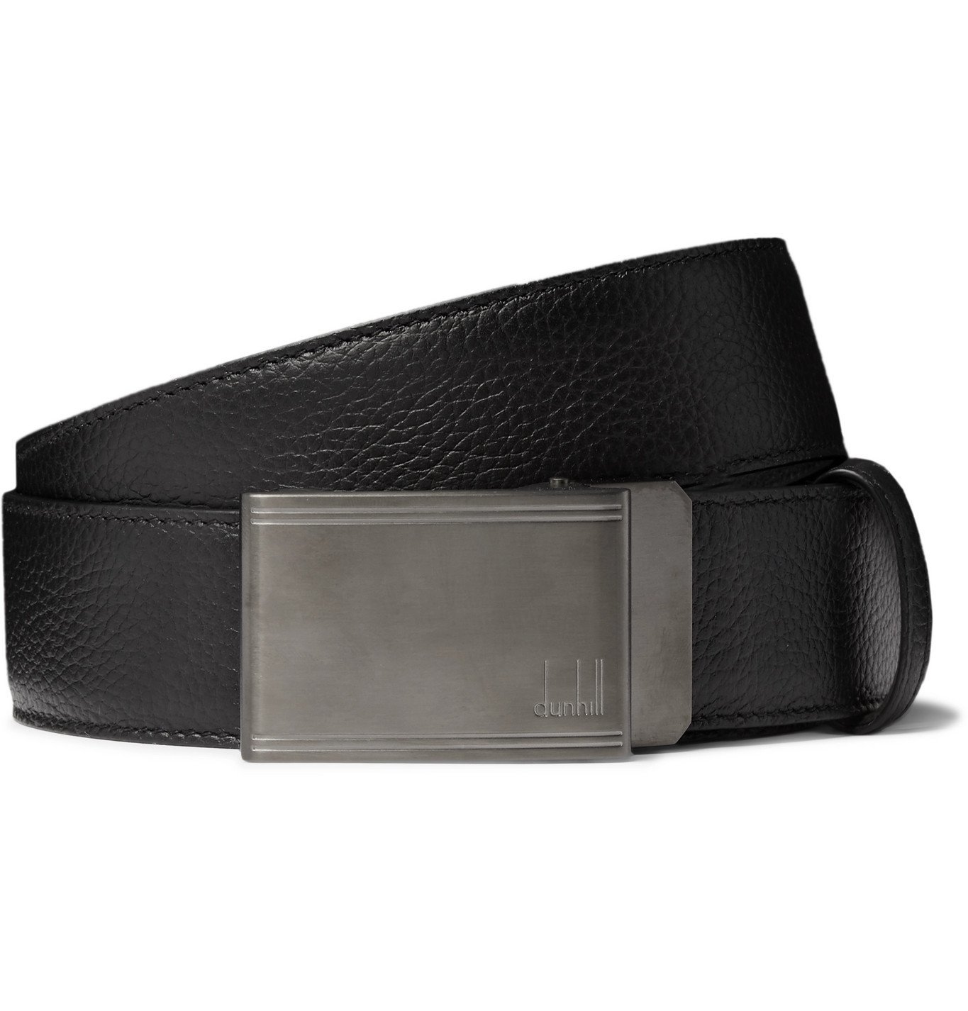 dunhill leather belt