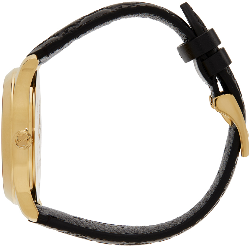 Gucci Black \u0026 Gold G-Timeless GG Watch 