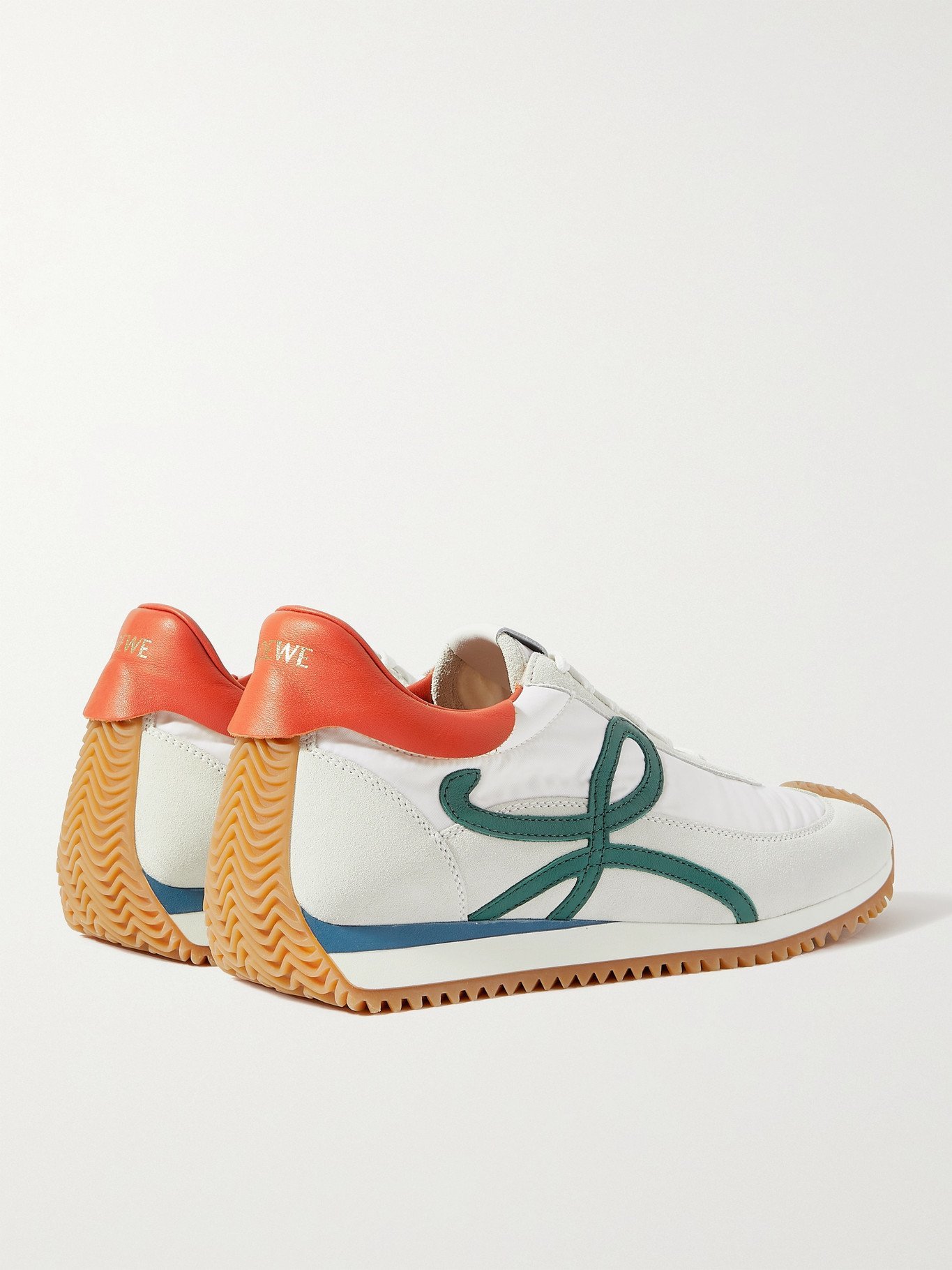 LOEWE - Paula's Ibiza Flow Runner Leather-Trimmed Nylon and Suede 