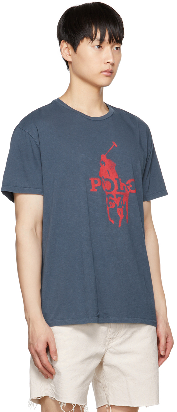 Polo Ralph Lauren Navy Printed T-Shirt