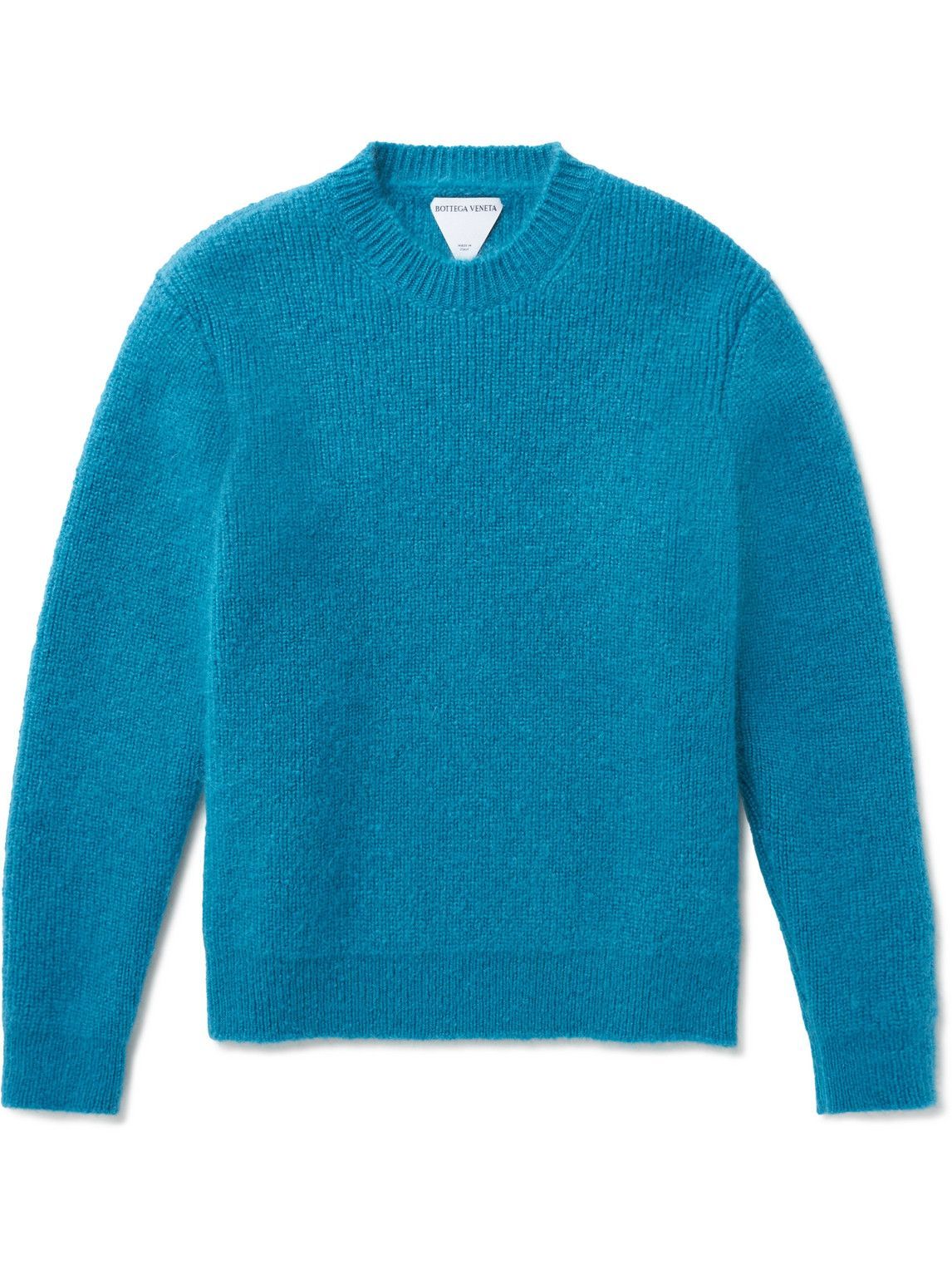 Bottega Veneta - Ribbed Mohair-Blend Sweater - Blue Bottega Veneta