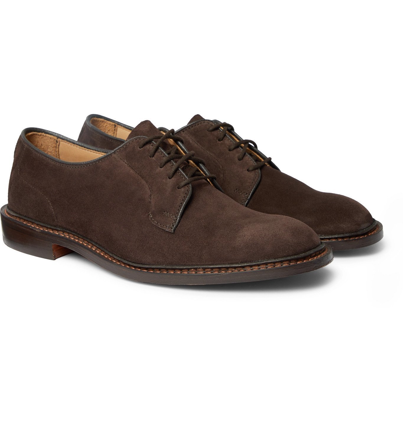 trickers robert plain derby shoe