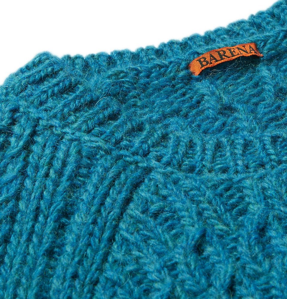 turquoise cable knit sweater