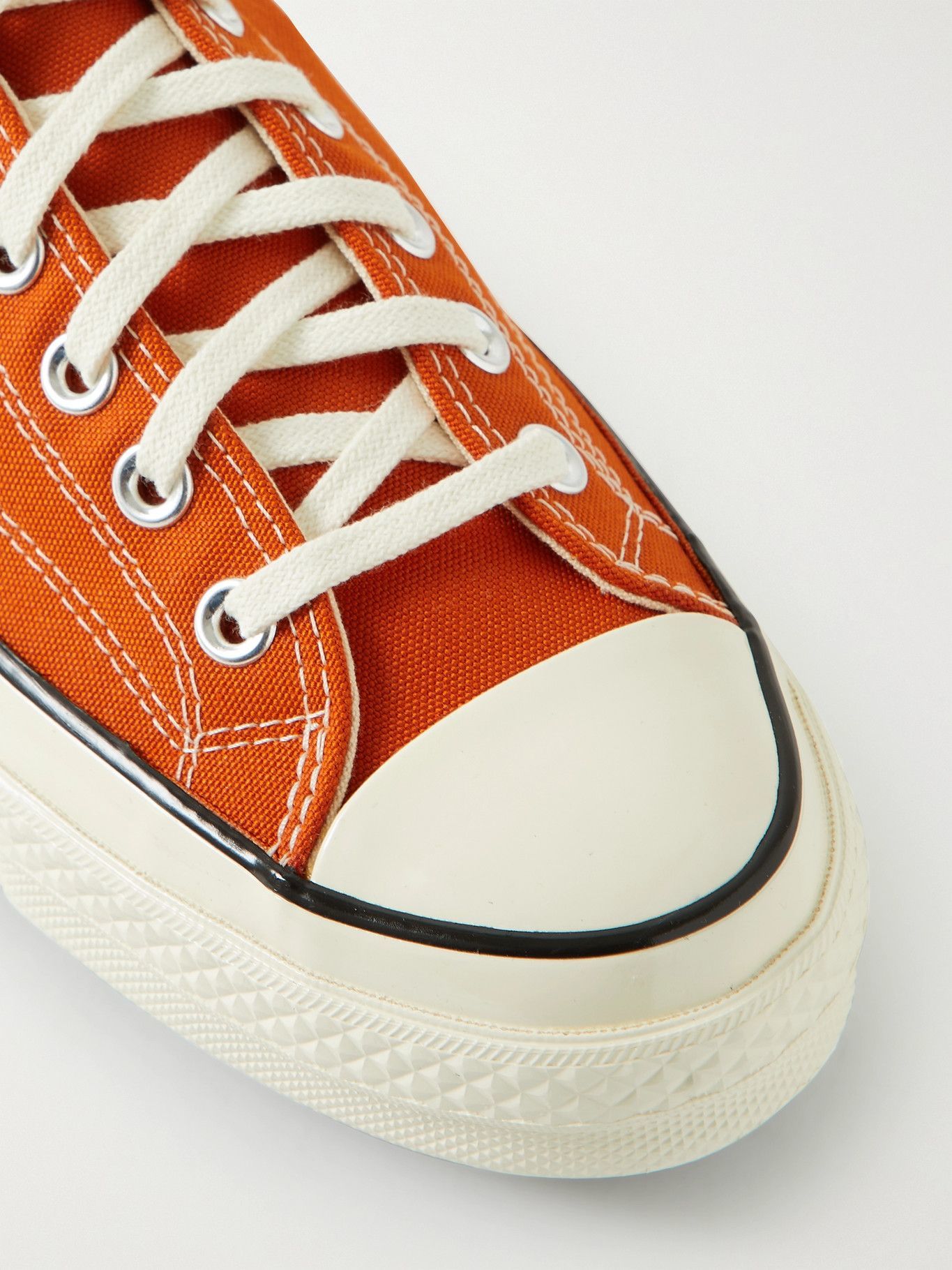 Converse - Chuck 70 OX Recycled Canvas Sneakers - Orange Converse
