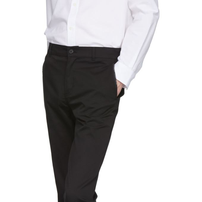 Givenchy Black Tape Chino Trousers Givenchy
