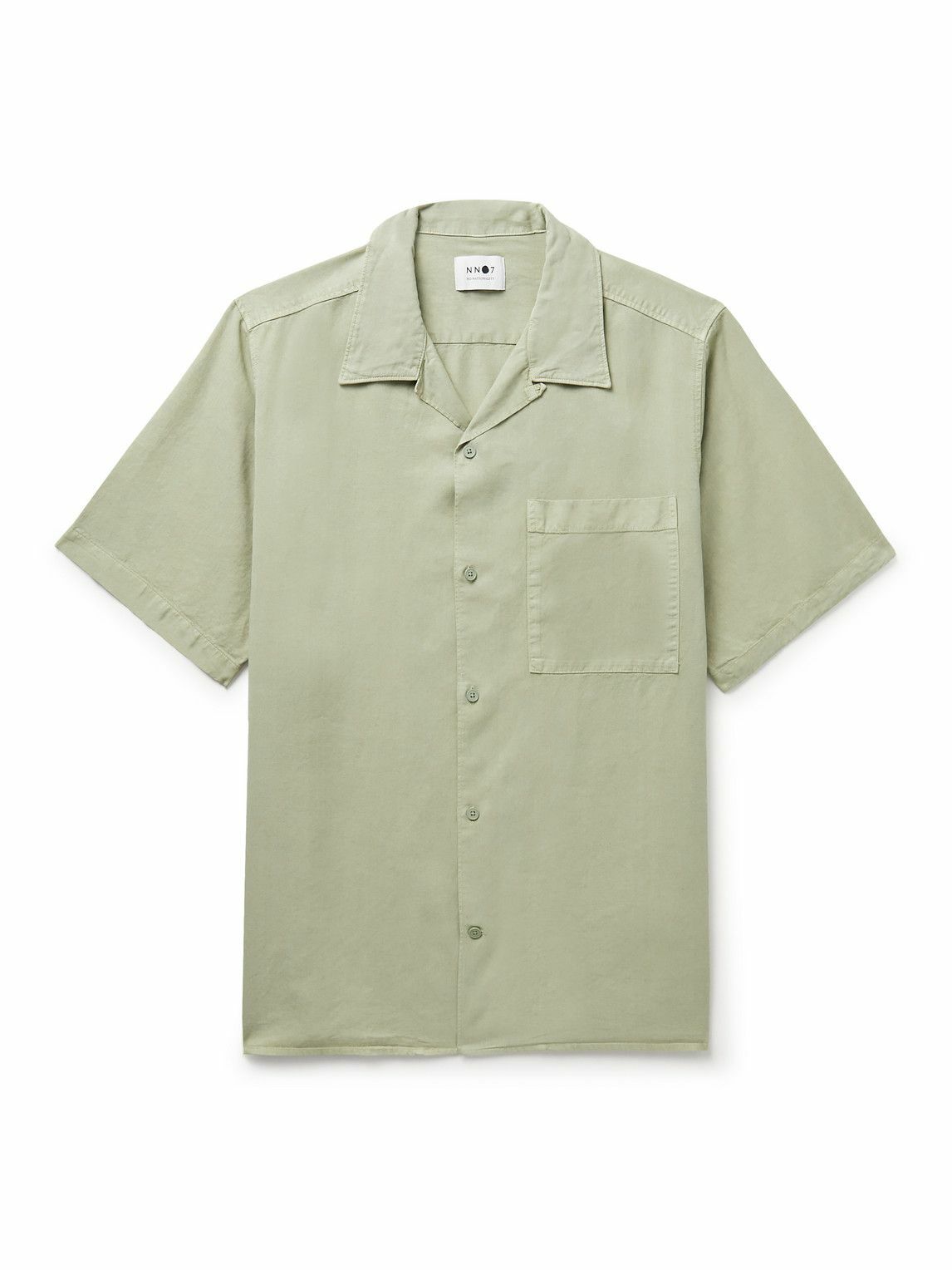 NN07 - Julio 5029 Convertible-Collar Twill Shirt - Green NN07