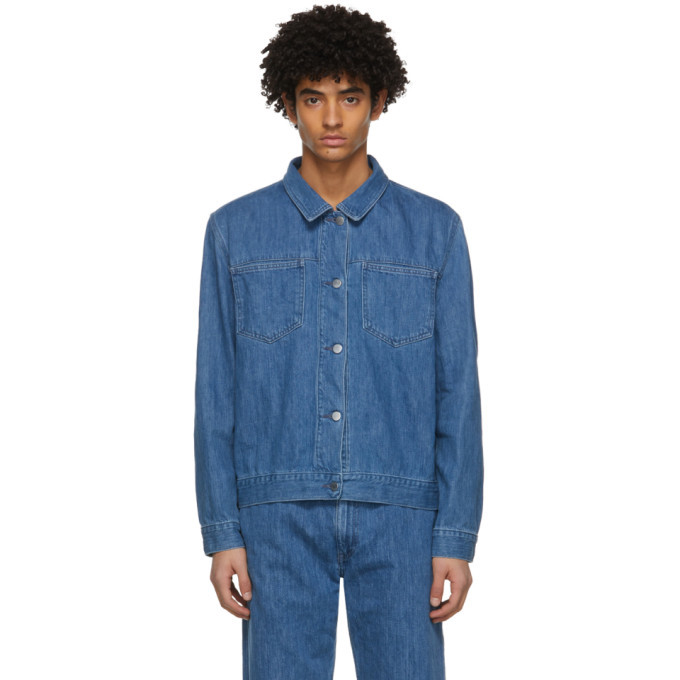 non Blue Denim Washed Jacket Nonnative