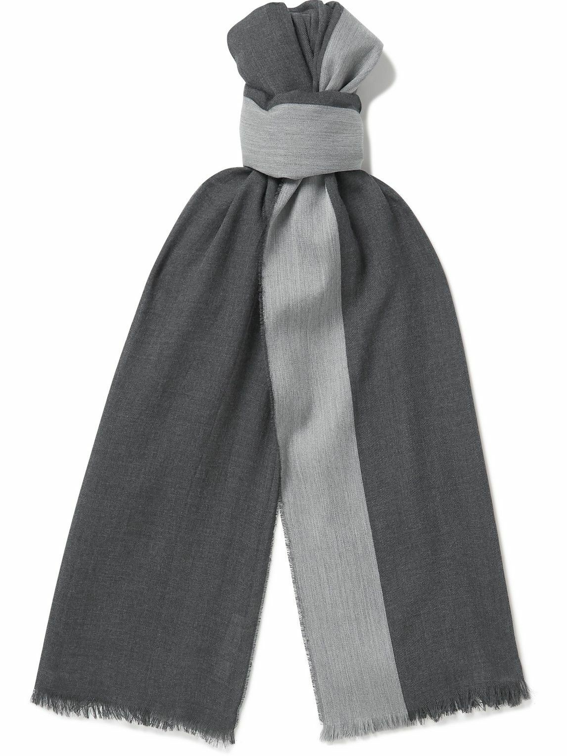 Johnstons of Elgin Slub Wool Scarf Johnstons of Elgin