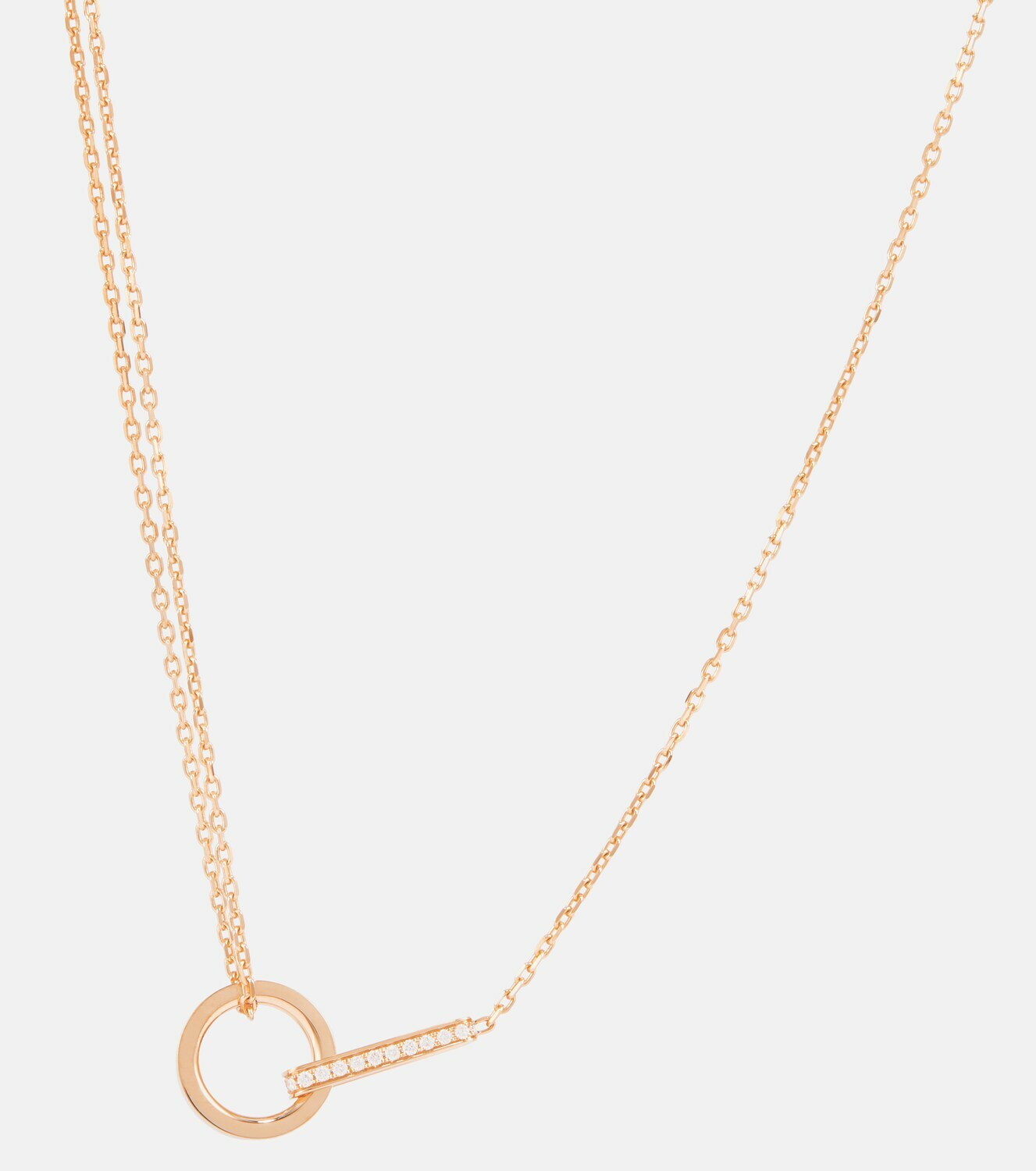 Repossi - Berbere 18kt rose gold necklace with diamonds Repossi