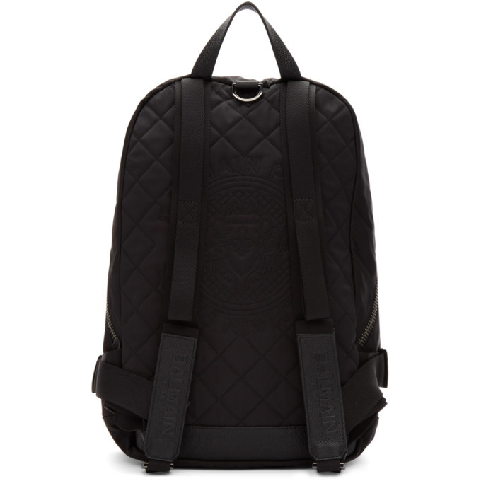 Balmain Black Urban Backpack Balmain