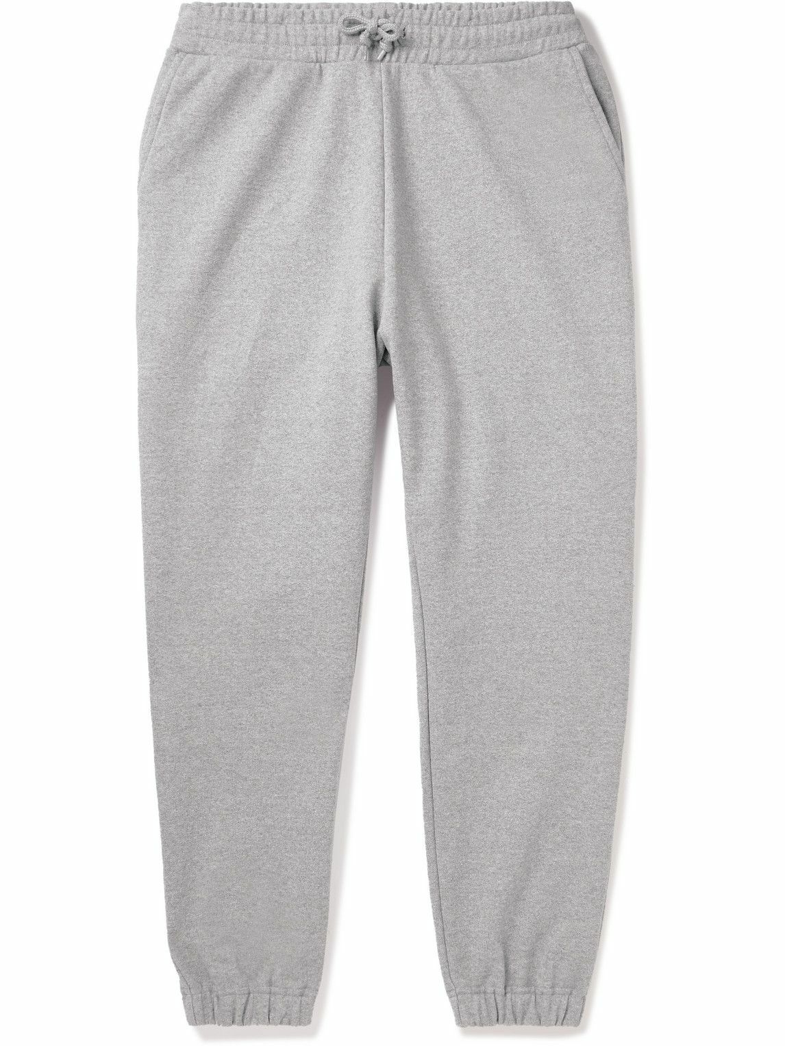 WTAPS - Tapered Cotton-Jersey Sweatpants - Gray WTAPS